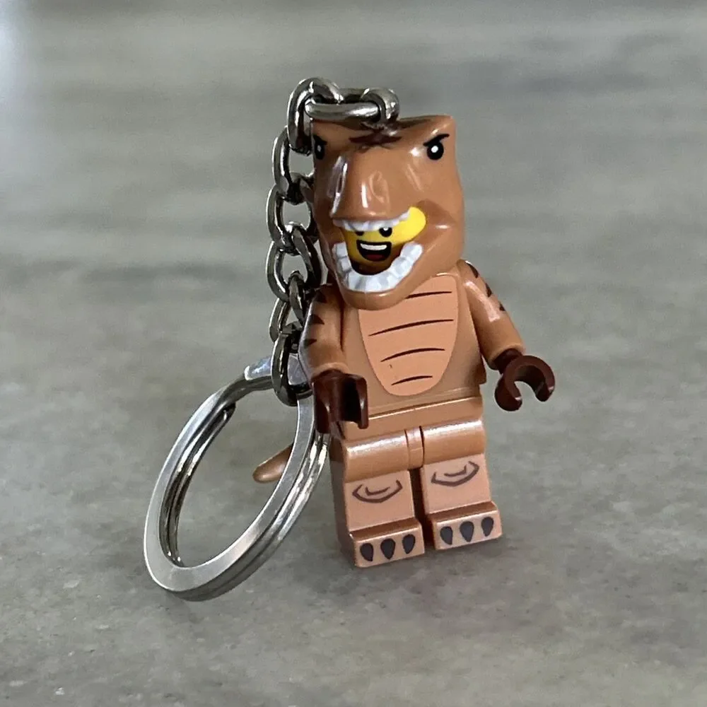 LEGO T-Rex Costome Fan Keychain